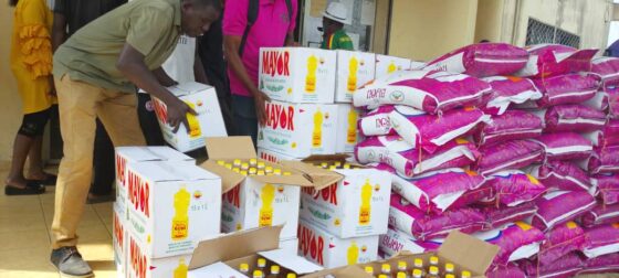 Mayor Mesoso III Celebrates Christmas with Staff, Zonal Committees and Persons Living with Disabilities