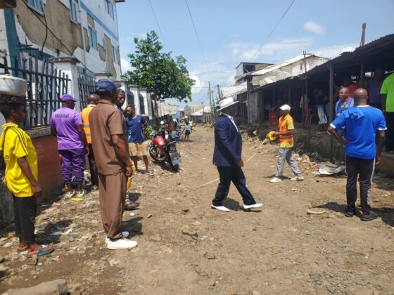 Tiko Council Demarcates Bobga Street and Electric Line in Mutengene Ahead of Road Pavement Exercise