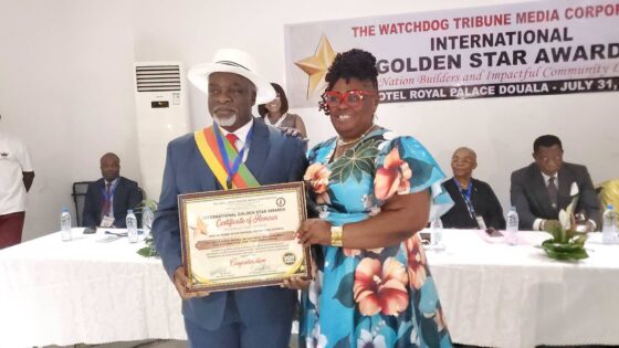 Watchdog Tribune Honors Tiko Council Mayor HRH Dr. Peter Ikome Mesoso III With International Golden Star Award